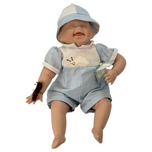 Ashton-Drake Galleries Porcelain Doll Tickles With Caterpillar Original Box VTG